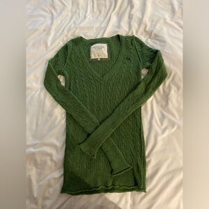 Green Abercrombie sweater